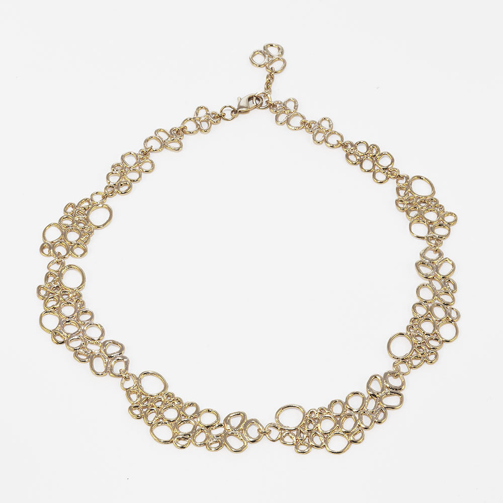 Gargantilla en oro CB4 de la colección Brisa