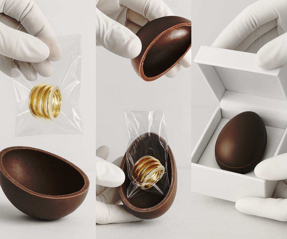 La Dulce Tradición del “Huevo de Chocolate con Joya”