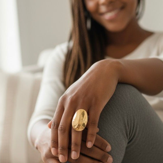 Anillo en oro AA5G de la colección Abril 