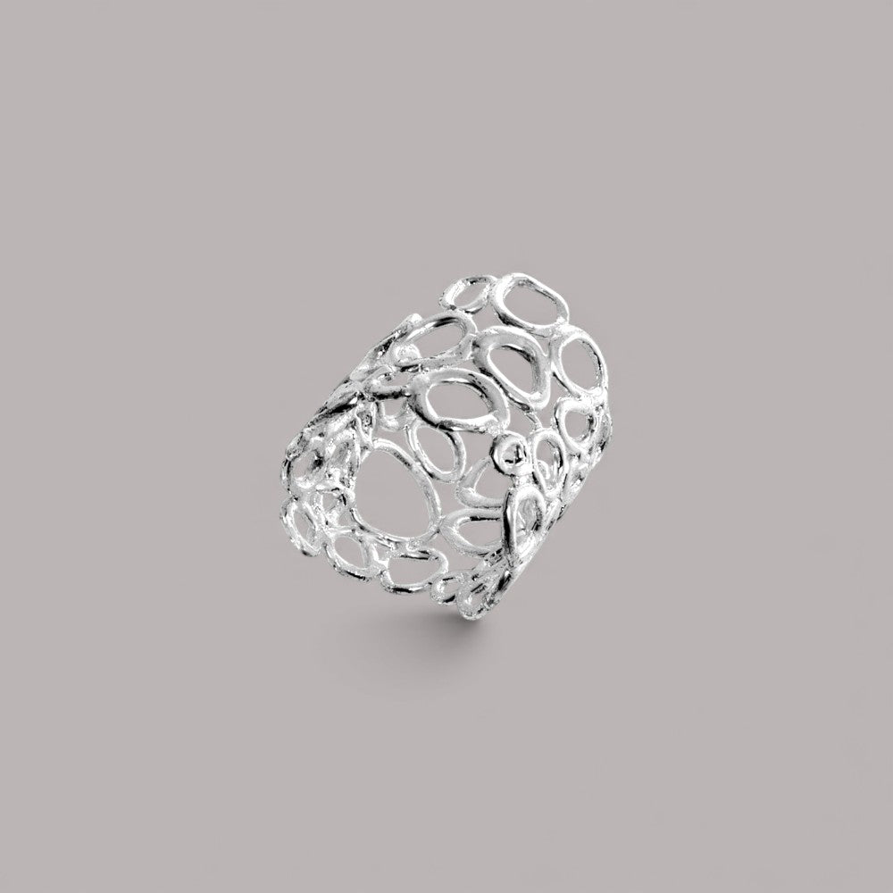 Anillo AB3 plata colección Brisa