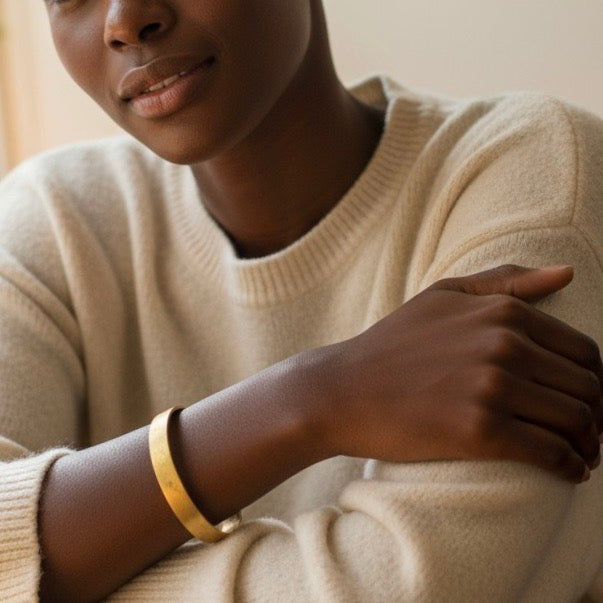 Pulsera BA3 en oro de la colección Abril