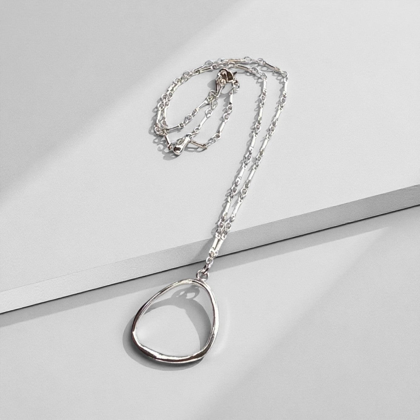 Collar en plata de la colección Candela CC2