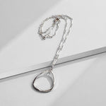 Collar en plata de la colección Candela CC2