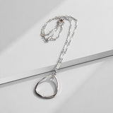 Collar en plata de la colección Candela CC2