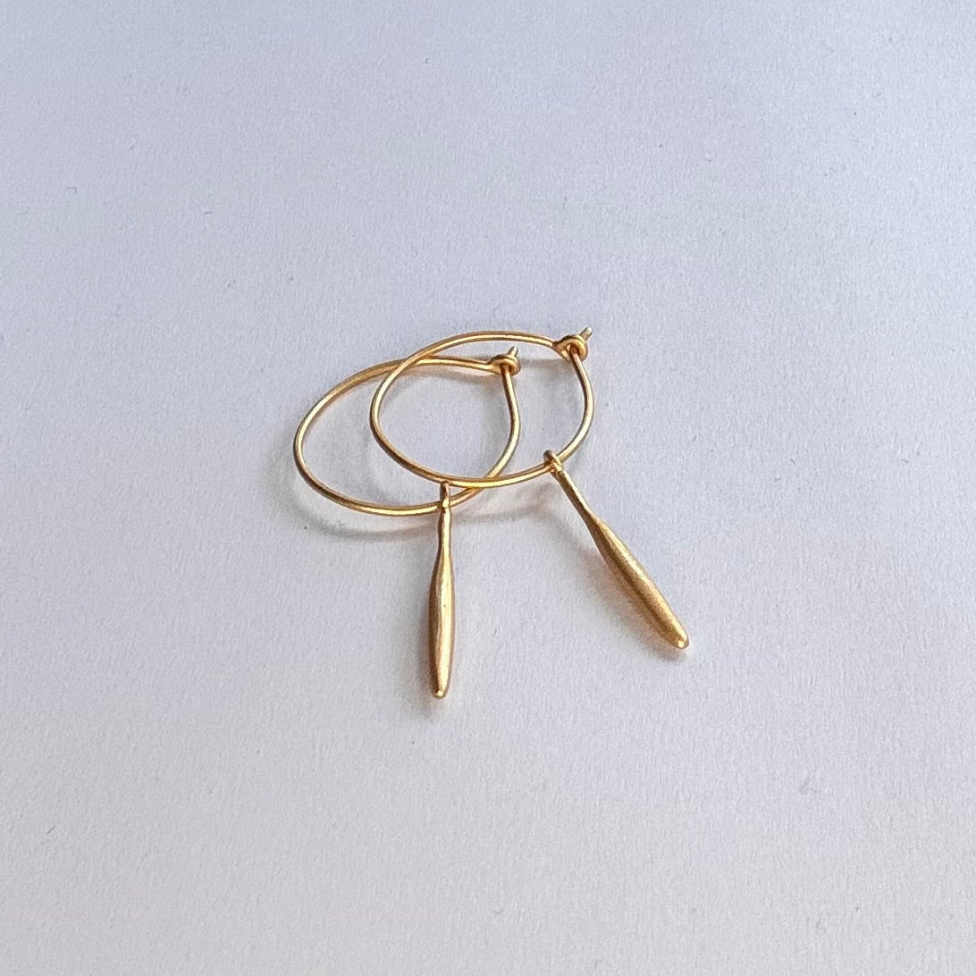 Pendientes de la colección Martina PM11 en oro