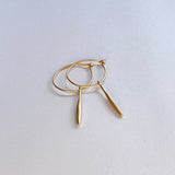 Pendientes de la colección Martina PM11 en oro