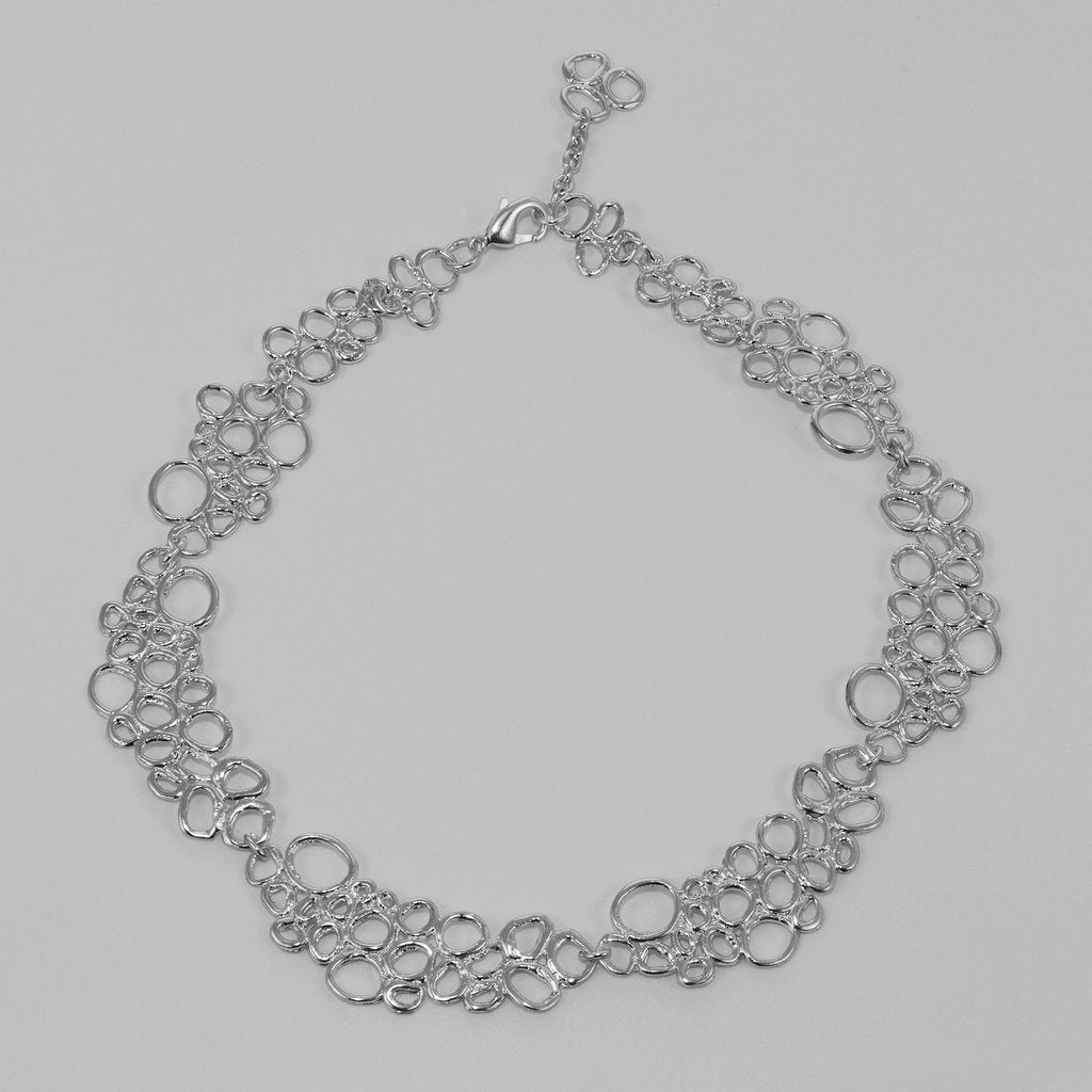 Gargantilla en plata CB4 de la colección Brisa